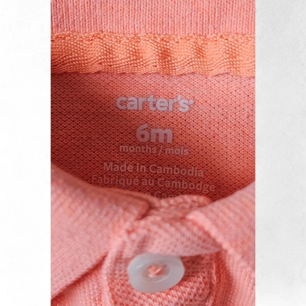 Carter’s Polo Romper Size 6M